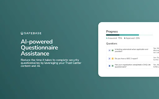 SafeBase - Security Questionnaire Plugin