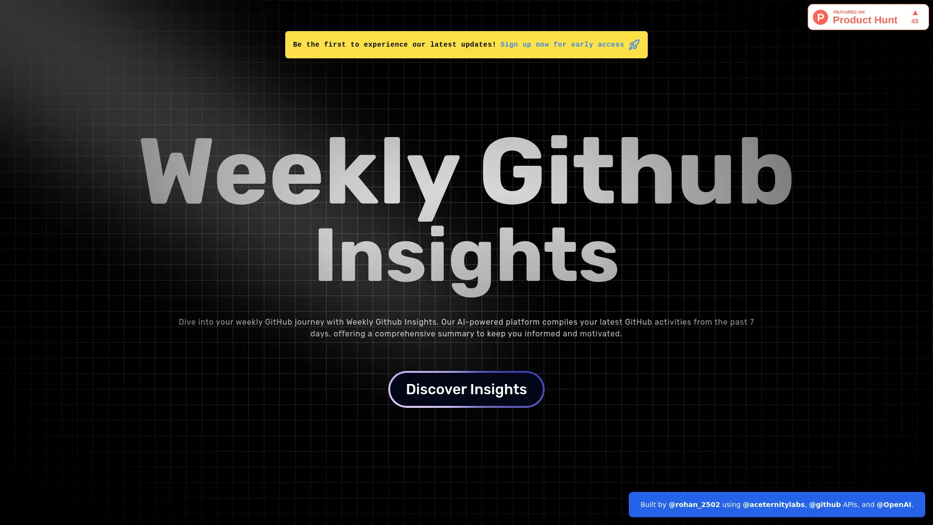 Weekly Github