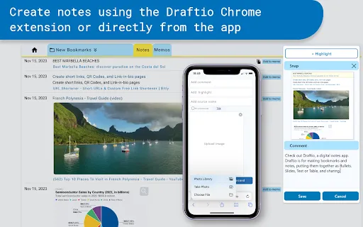 Draftio Chrome Extension