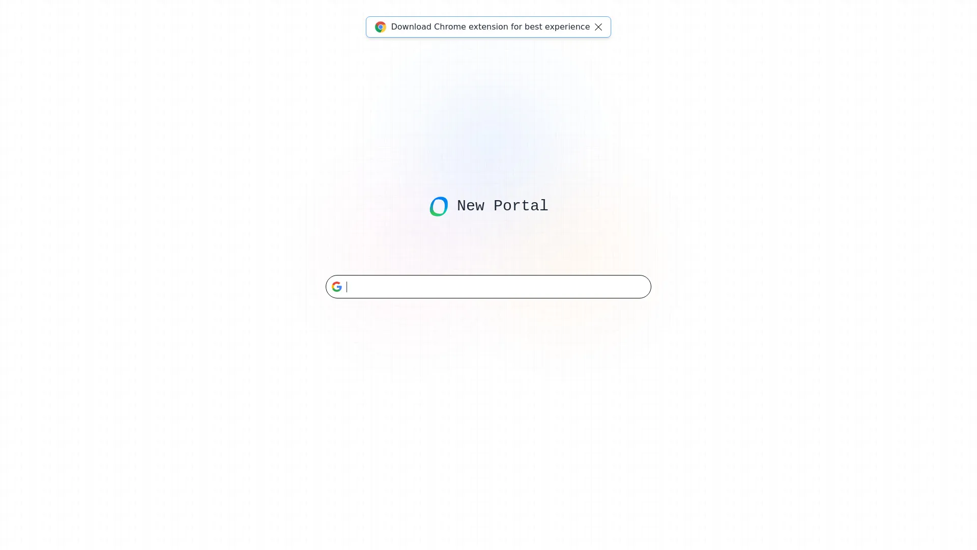 New Portal