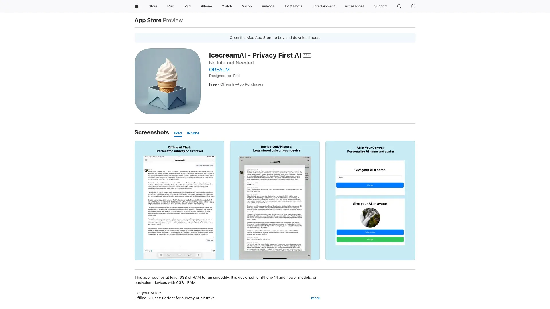 IcecreamAI - Privacy First AI