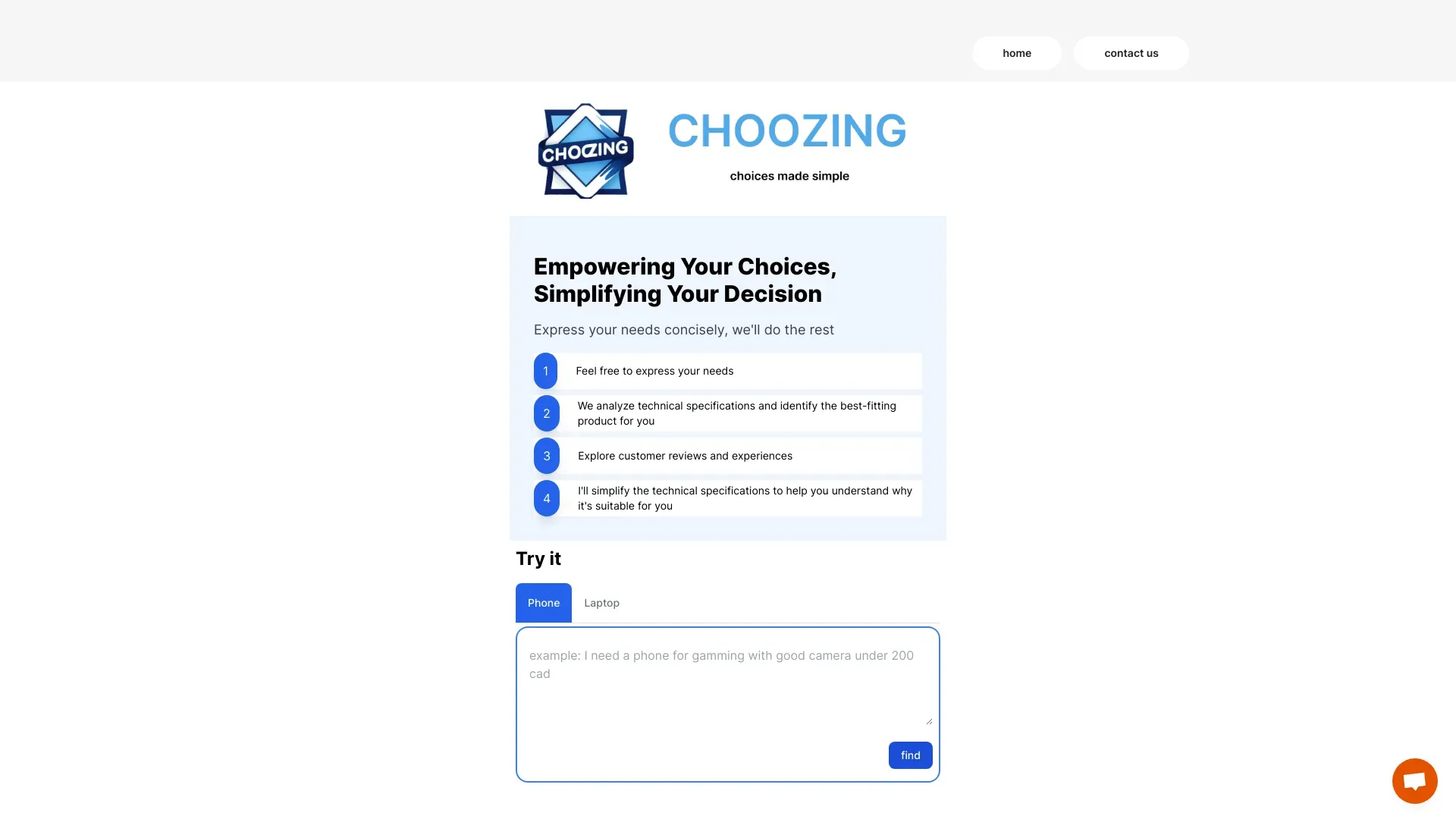 Choozing