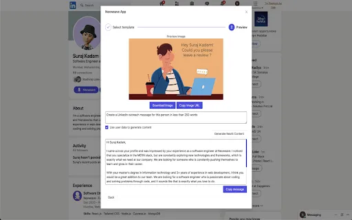 Nexweave - LinkedIn AI Messages