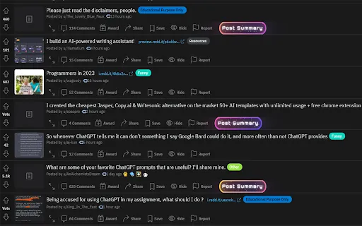 Reddit Summarizer
