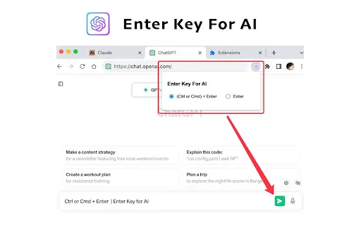 Enter Key For ChatGPT