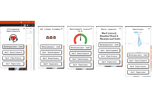 Anonymizer & Sentiments Extension