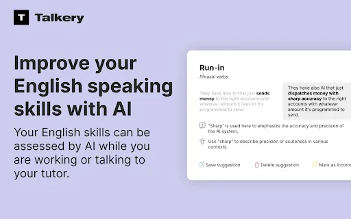 Talkery: AI analyser