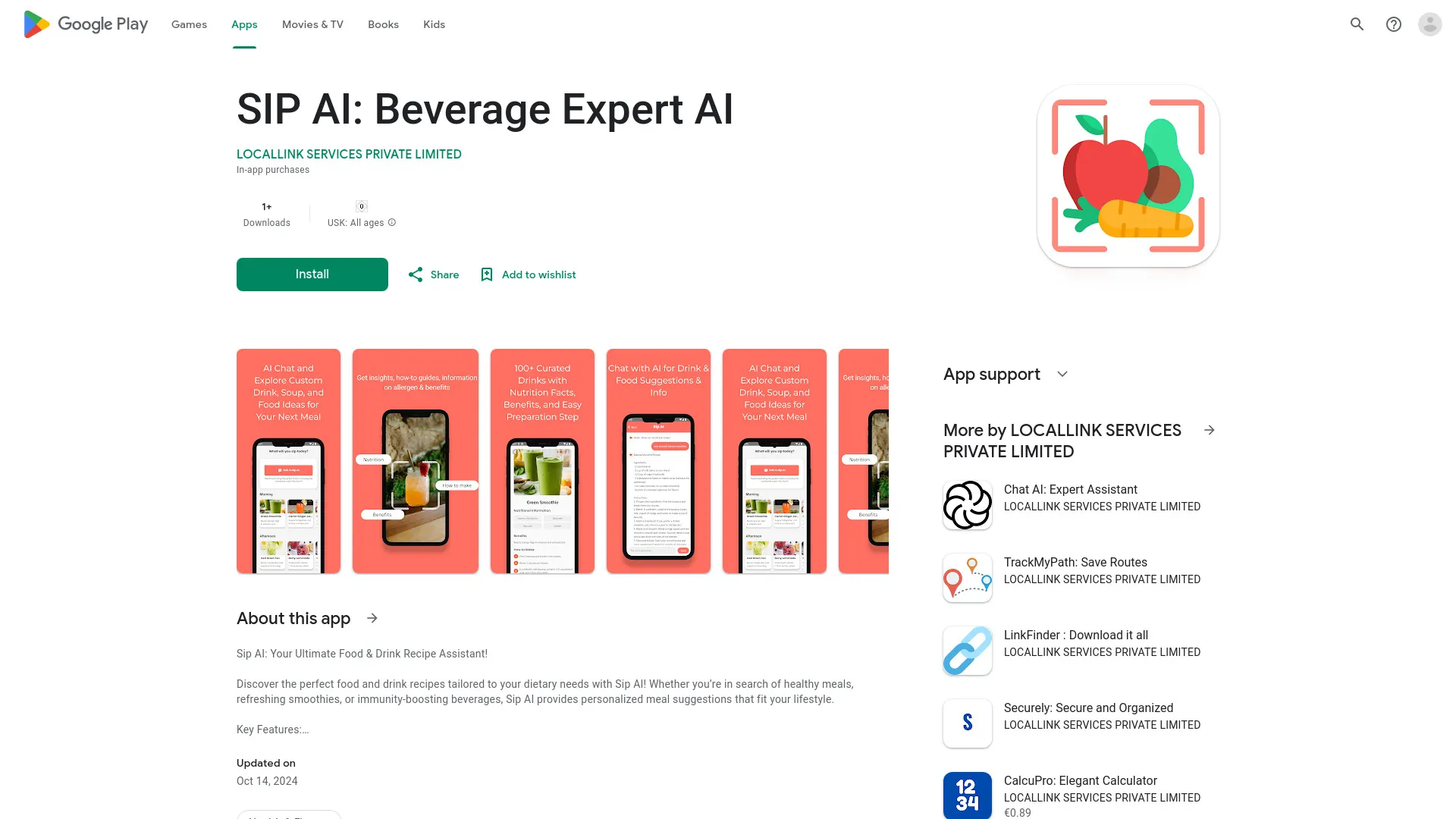 SIP AI : Food & Drink AI