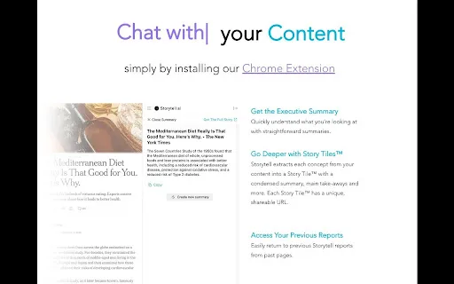 Storytell.ai: ChatGPT with your Content