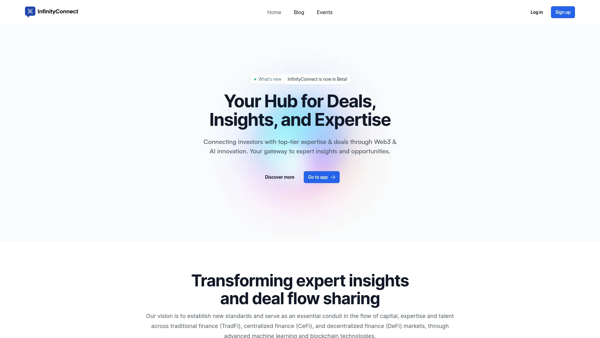 InfinityConnect Web3 AI Expert Network