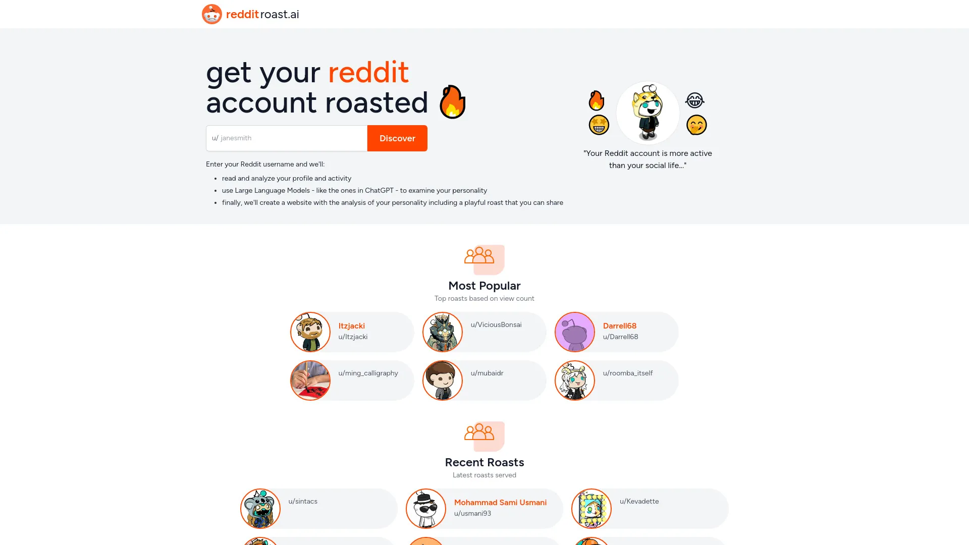 Reddit Roast