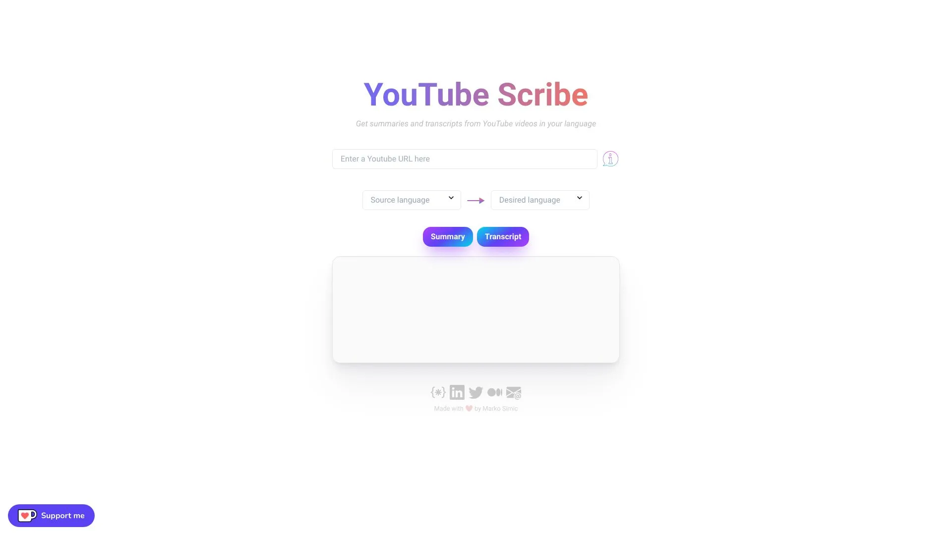 YouTube Scribe