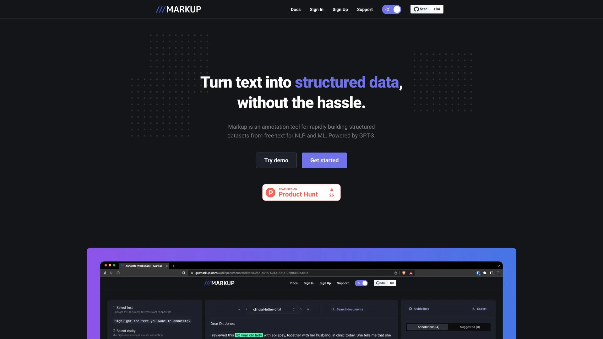 Markup: Document Annotation