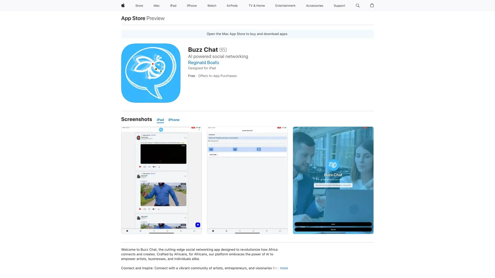 Buzz Chat : iOS