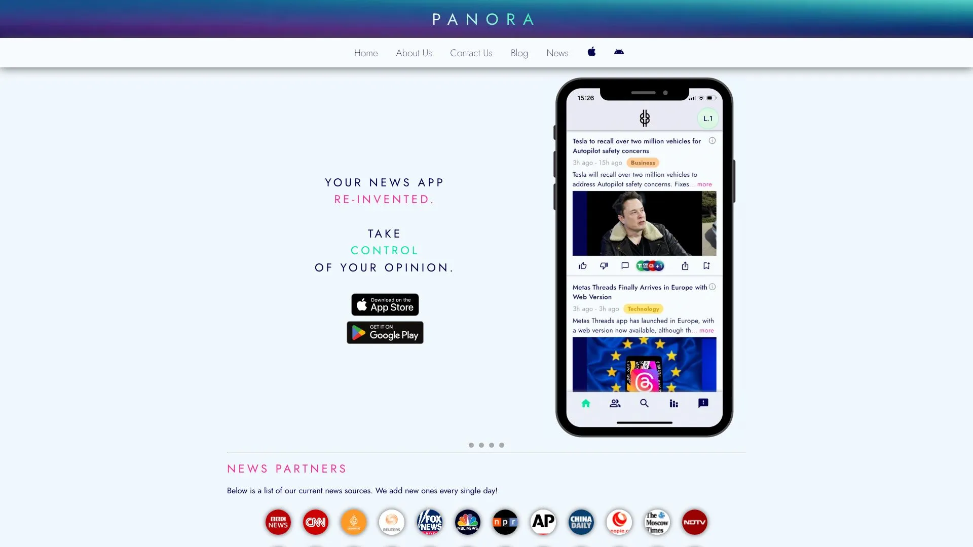 PANORA News App