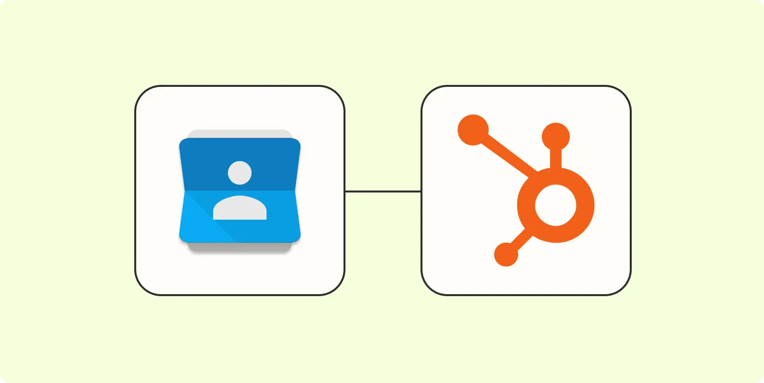How to connect HubSpot and Google Contacts to keep your lead data up to date