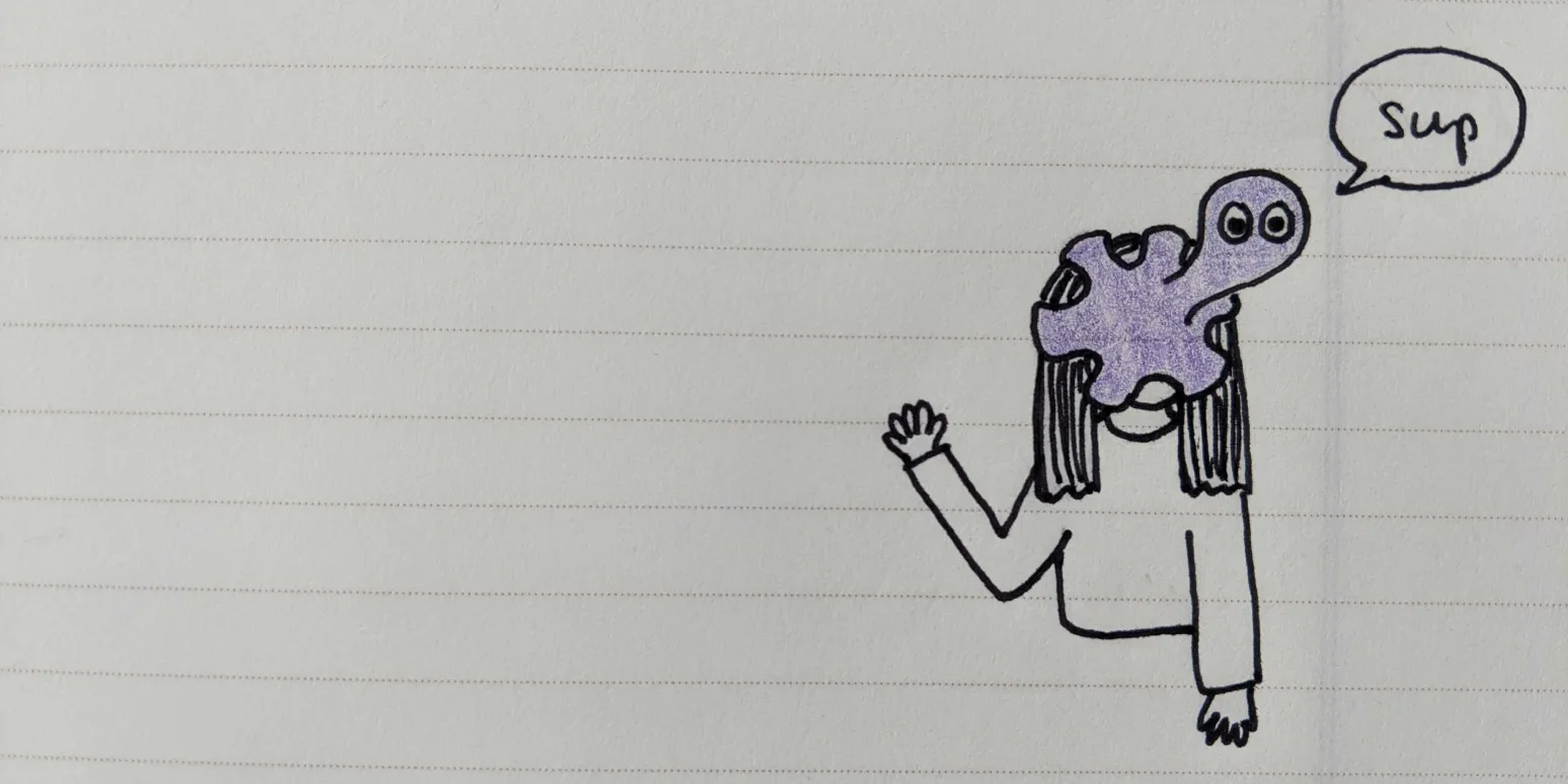 An octopus attached to my face