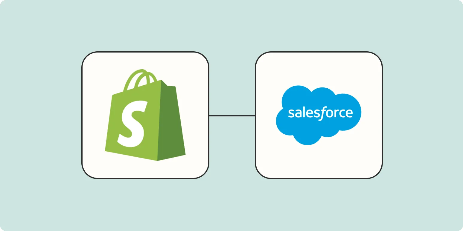 Add or update lead data in Salesforce for new Shopify orders