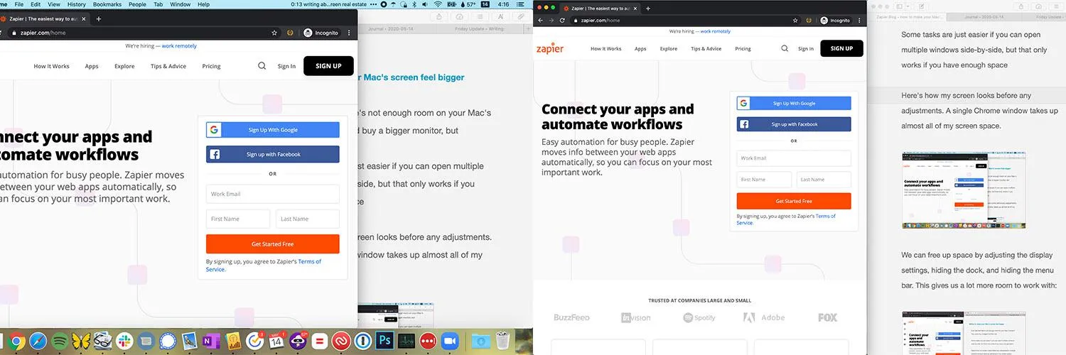 Tweak these settings to make your Mac's screen feel bigger