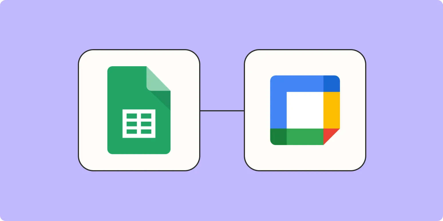 How to create Google Calendar events from a Google Sheets spreadsheet