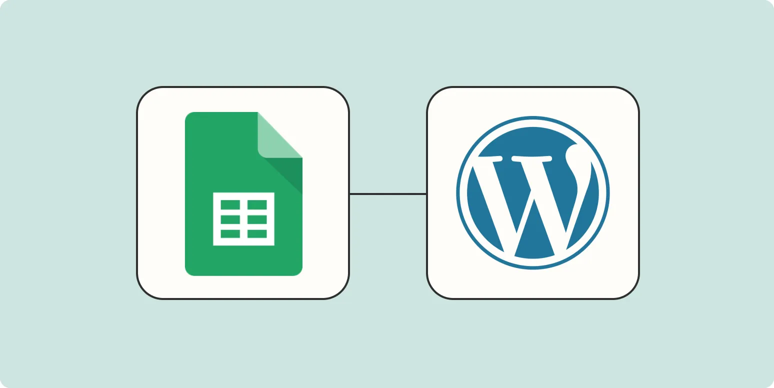 How to connect Google Sheets to WordPress