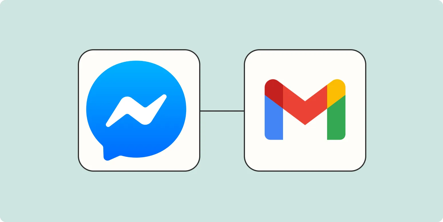 Get email alerts for new Facebook Messenger messages
