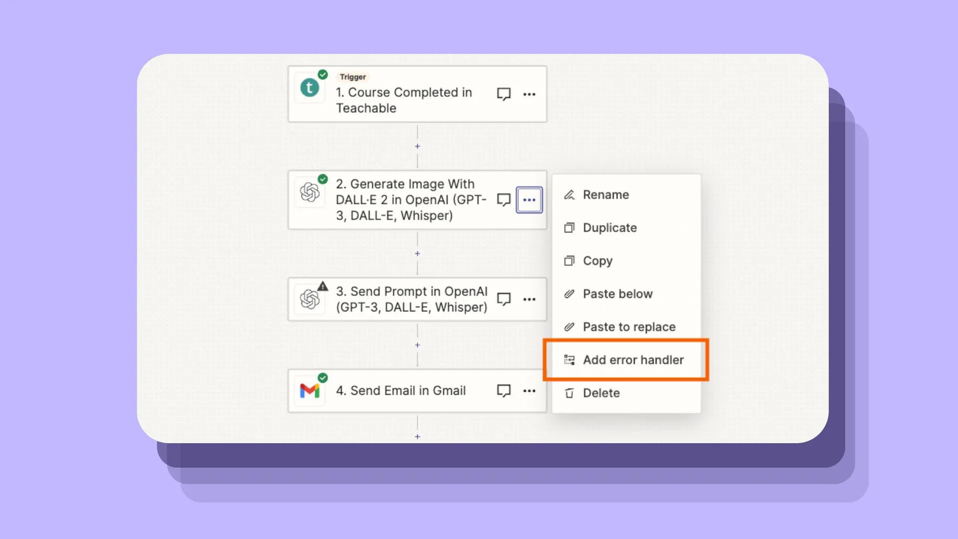 Introducing error handling for your Zaps