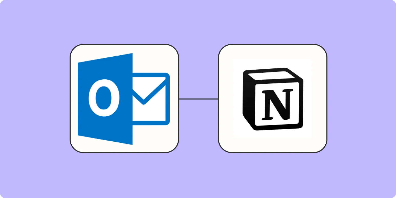 How to add new Outlook emails to Notion