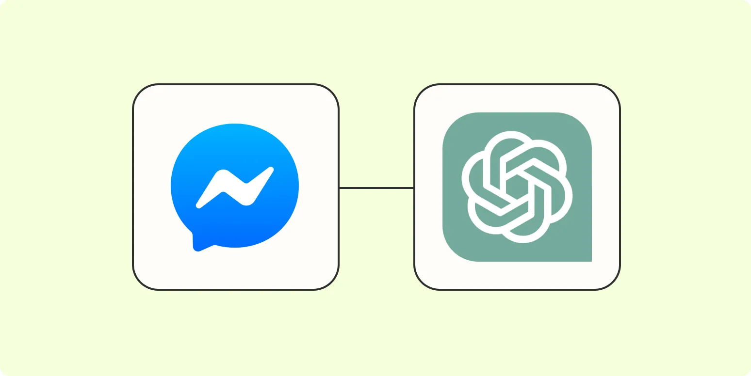 How to automatically respond to Facebook Messenger with Zapier and ChatGPT