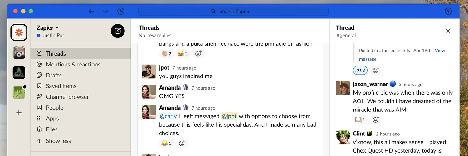 Lockdown feels like high school. Let's pretend Slack is AIM.