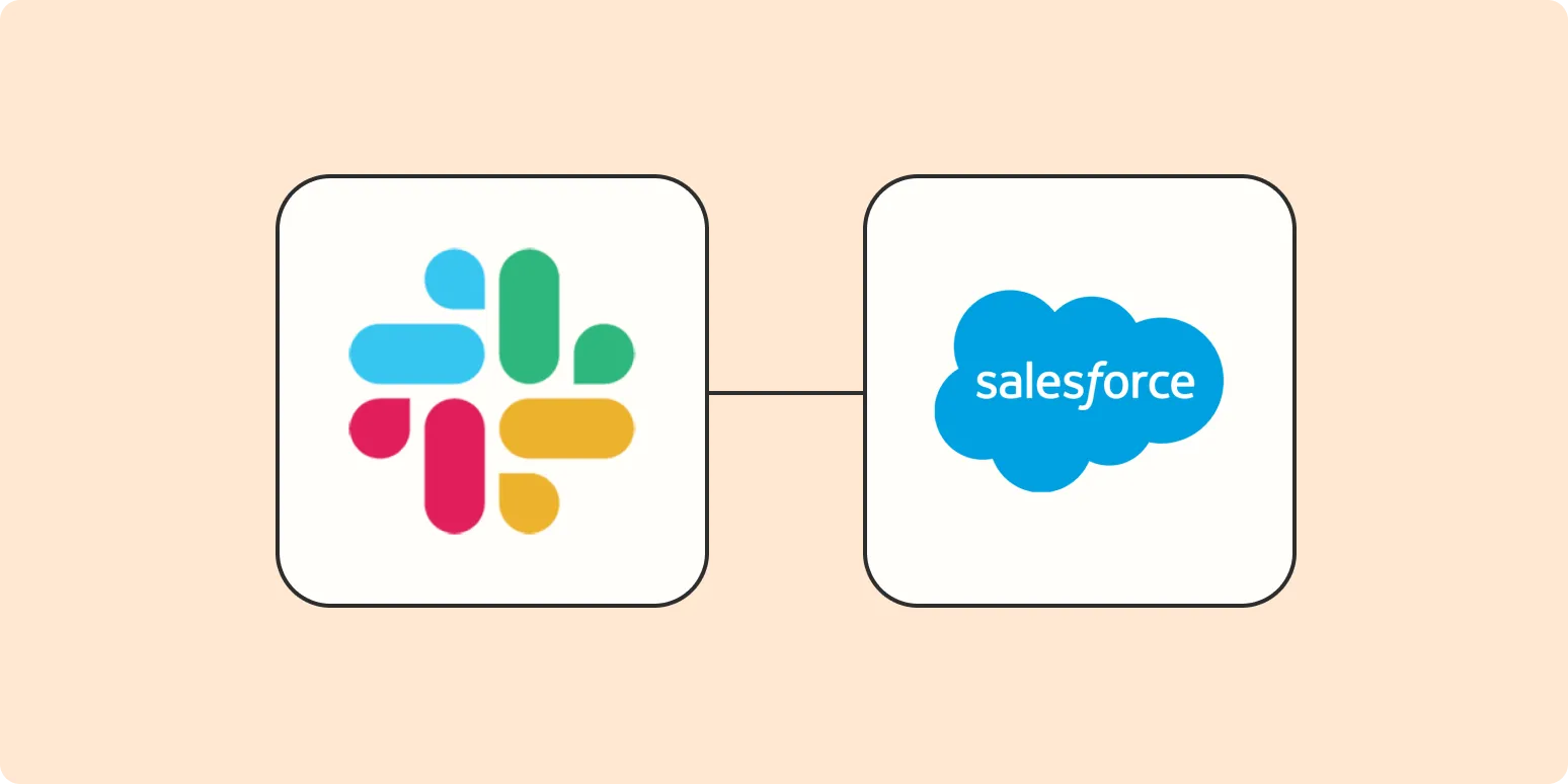 How to get notifications in Slack for new tasks in Salesforce