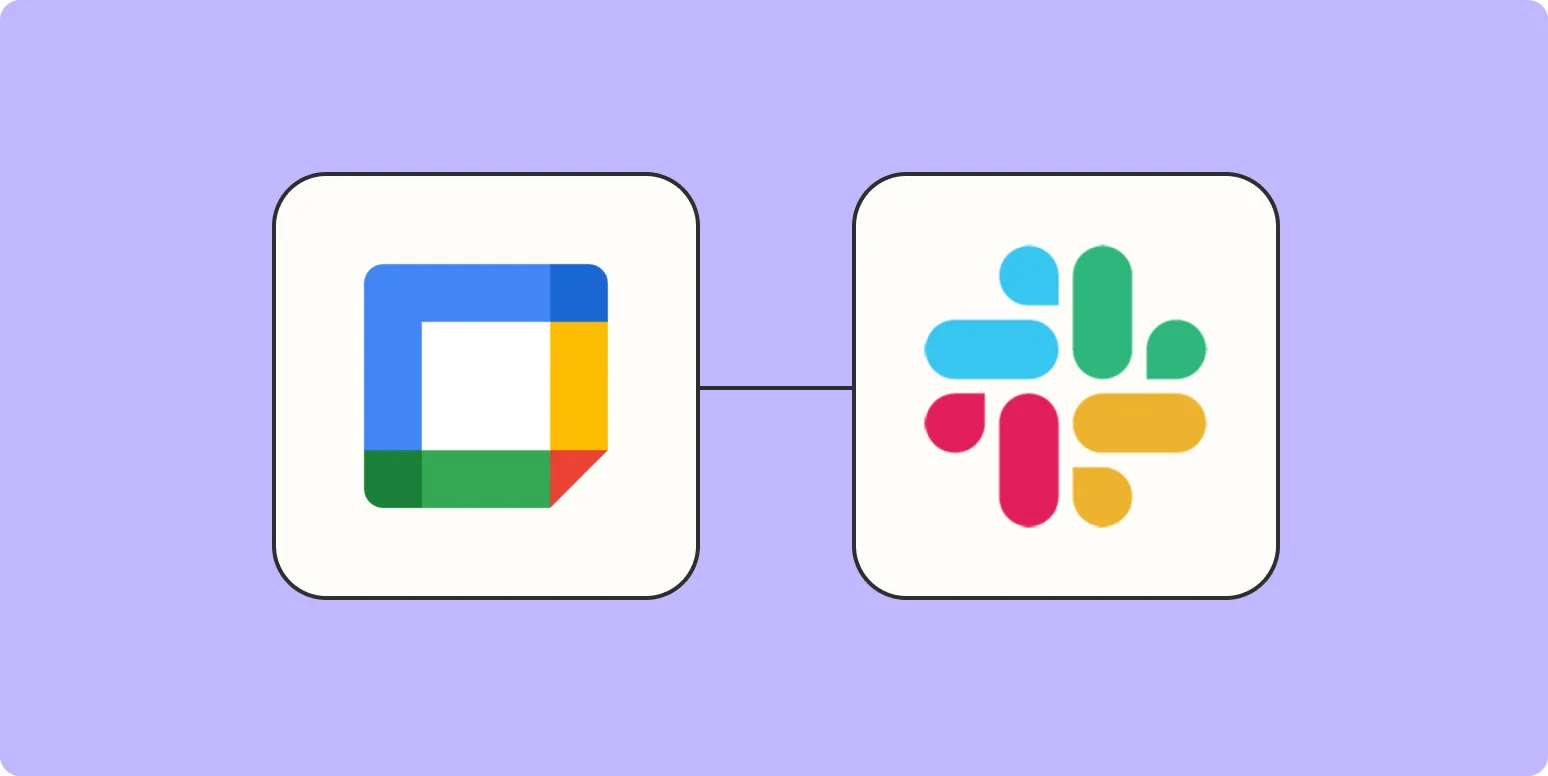How to send a reminder in Slack for Google Calendar events