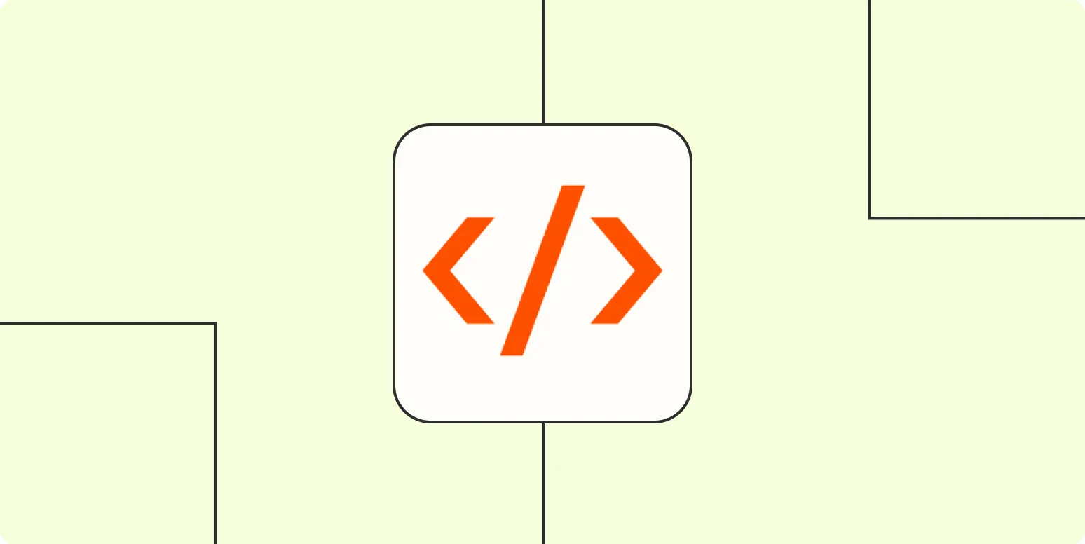 Code by Zapier: Add custom code to your workflows