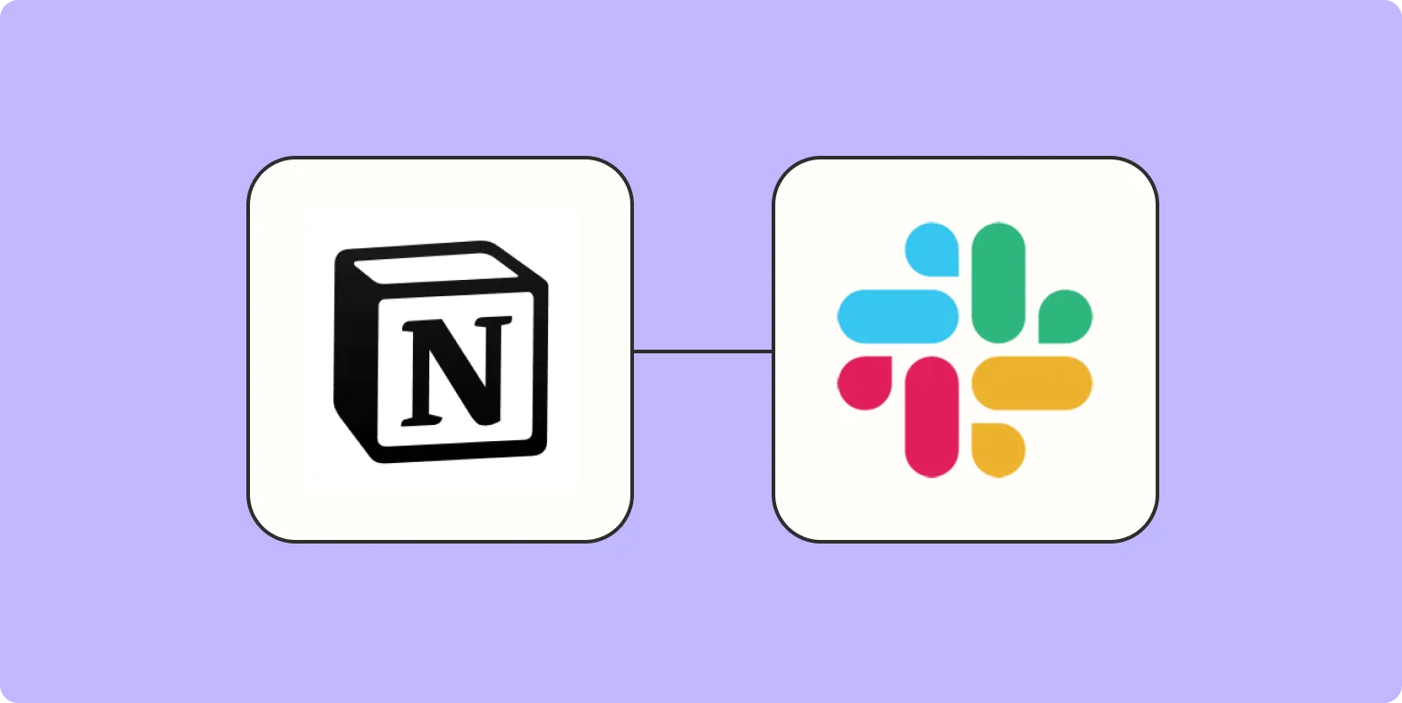How to integrate Notion with Slack